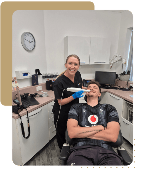 Bethcar dentist with a patient during a smile consultation